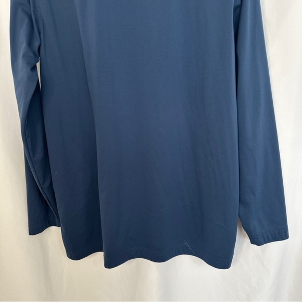 Peter‎ Millar Polo Shirt Long Sleeve Mens XL Navy Performance Preppy Golf Polo - Picture 7 of 12